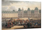 Napoleon's farewell at Fontainebleau, 20 April 1814, 1835 by G. Beaufort