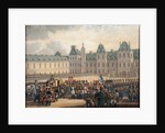 Napoleon's farewell at Fontainebleau, 20 April 1814, 1835 by G. Beaufort
