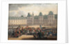 Napoleon's farewell at Fontainebleau, 20 April 1814, 1835 by G. Beaufort