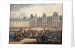 Napoleon's farewell at Fontainebleau, 20 April 1814, 1835 by G. Beaufort