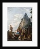 Capriccio with the preaching of St. John the Baptist, the Pyramid of Cestius and other classical monuments, 1745 by Giovanni Paolo Pannini or Panini