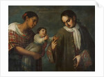 Spaniard and Mestiza produce a Castizo, c.1715 by Juan Rodriguez Juarez