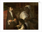 Spaniard and Black Produce a Mulatto, c.1715 by Juan Rodriguez Juarez