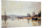 The Seine Below Rouen by Claude Monet