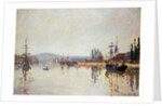 The Seine Below Rouen by Claude Monet