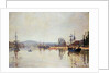The Seine Below Rouen by Claude Monet