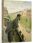 Man on a Balcony, c.1880 by Gustave Caillebotte