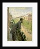 Man on a Balcony, c.1880 by Gustave Caillebotte