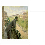 Man on a Balcony, c.1880 by Gustave Caillebotte