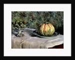 Melon and Fruit Bowl with Figs, 1880-82 by Gustave Caillebotte