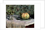 Melon and Fruit Bowl with Figs, 1880-82 by Gustave Caillebotte