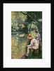 Angling, 1878 by Gustave Caillebotte