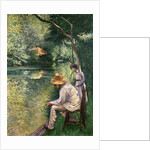 Angling, 1878 by Gustave Caillebotte