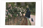 Roses in the Garden at Petit Gennevilliers, 1886 by Gustave Caillebotte