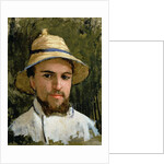 Self Portrait with Pith Helmet by Gustave Caillebotte