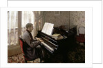 Young Man Playing the Piano, 1876 by Gustave Caillebotte