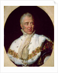 Portrait of Charles X King of France by Georges Rouget