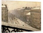 Boulevard Haussmann in the Snow, 1879 or 1881 by Gustave Caillebotte