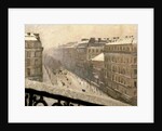 Boulevard Haussmann in the Snow, 1879 or 1881 by Gustave Caillebotte