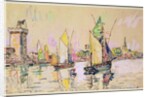 Sailing Boats at Les Sables-d'Olonne by Paul Signac