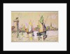 Sailing Boats at Les Sables-d'Olonne by Paul Signac