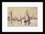Sailing Boats at Les Sables-d'Olonne by Paul Signac