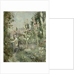 Young Boy in the Hollyhocks by Berthe Morisot