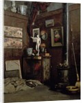 Interior of a Studio, c.1872-74 by Gustave Caillebotte