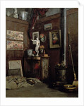 Interior of a Studio, c.1872-74 by Gustave Caillebotte