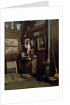 Interior of a Studio, c.1872-74 by Gustave Caillebotte