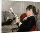Interior, Woman Reading, 1880 by Gustave Caillebotte