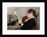 Interior, Woman Reading, 1880 by Gustave Caillebotte