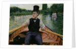 Rower in a Top Hat, c.1877-78 by Gustave Caillebotte