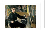 Self Portrait with an Easel, c.1879 by Gustave Caillebotte