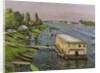 The Pontoon at Argenteuil, c.1886-87 by Gustave Caillebotte