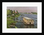 The Pontoon at Argenteuil, c.1886-87 by Gustave Caillebotte