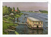 The Pontoon at Argenteuil, c.1886-87 by Gustave Caillebotte