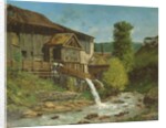 The Sawmill on the River Gauffre by Gustave Courbet