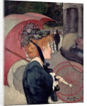 Woman with an umbrella, or The Walk, 1891 by Louis Anquetin