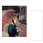 Woman with an umbrella, or The Walk, 1891 by Louis Anquetin