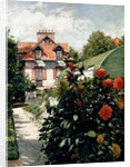 The Dahlias, garden at Petit Gennevilliers, 1893 by Gustave Caillebotte