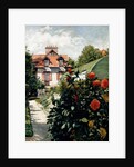 The Dahlias, garden at Petit Gennevilliers, 1893 by Gustave Caillebotte