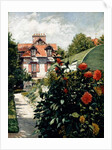 The Dahlias, garden at Petit Gennevilliers, 1893 by Gustave Caillebotte
