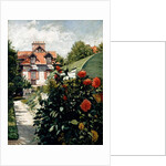 The Dahlias, garden at Petit Gennevilliers, 1893 by Gustave Caillebotte