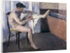 Man drying his leg, 19th century by Gustave Caillebotte