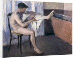 Man drying his leg, 19th century by Gustave Caillebotte