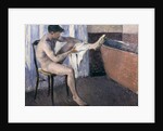Man drying his leg, 19th century by Gustave Caillebotte
