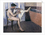 Man drying his leg, 19th century by Gustave Caillebotte