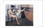 Man drying his leg, 19th century by Gustave Caillebotte