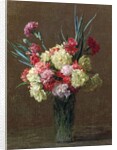 Carnations by Ignace Henri Jean Fantin-Latour